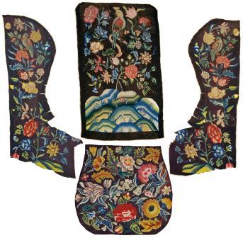 Queen Anne Wing Chair Needlework Upholstery