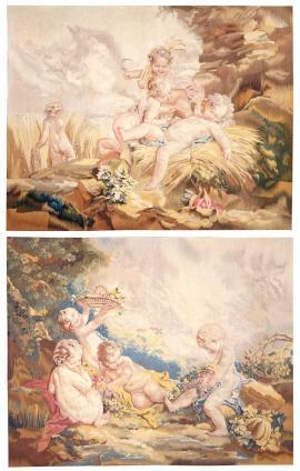 L'Amour Moissonneur and L'Amour Vendangeur