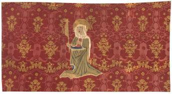 The Lady with Palm before the Cloth of Gold