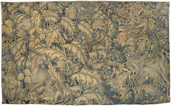 The Leeds Castle Giant Leaf Tapestry Panel